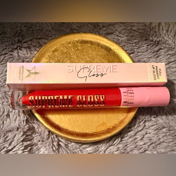 Jeffrey Star Supreme Gloss Lip Gloss in Red Affair NIB - Picture 4 of 6